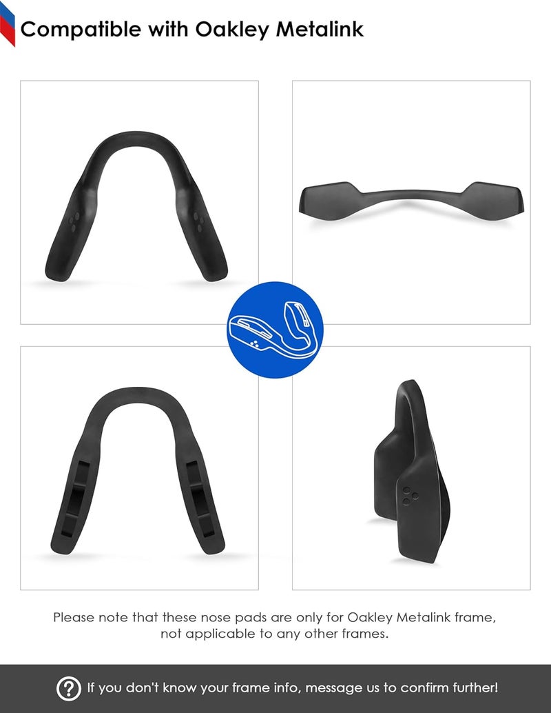 BLAZERBUCK Replacement Nose Piece Nose Pads for Oakley Metalink OX8153 Eyeglasses - Image 5